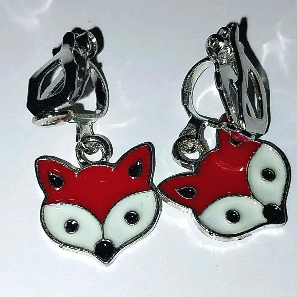 Super cute kid's fashion clip-on earrings